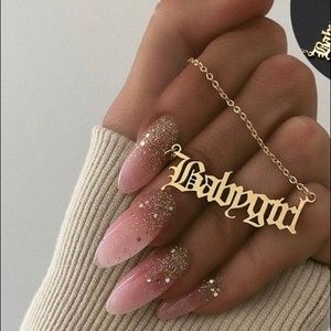 Baby Girl Pendant Necklase